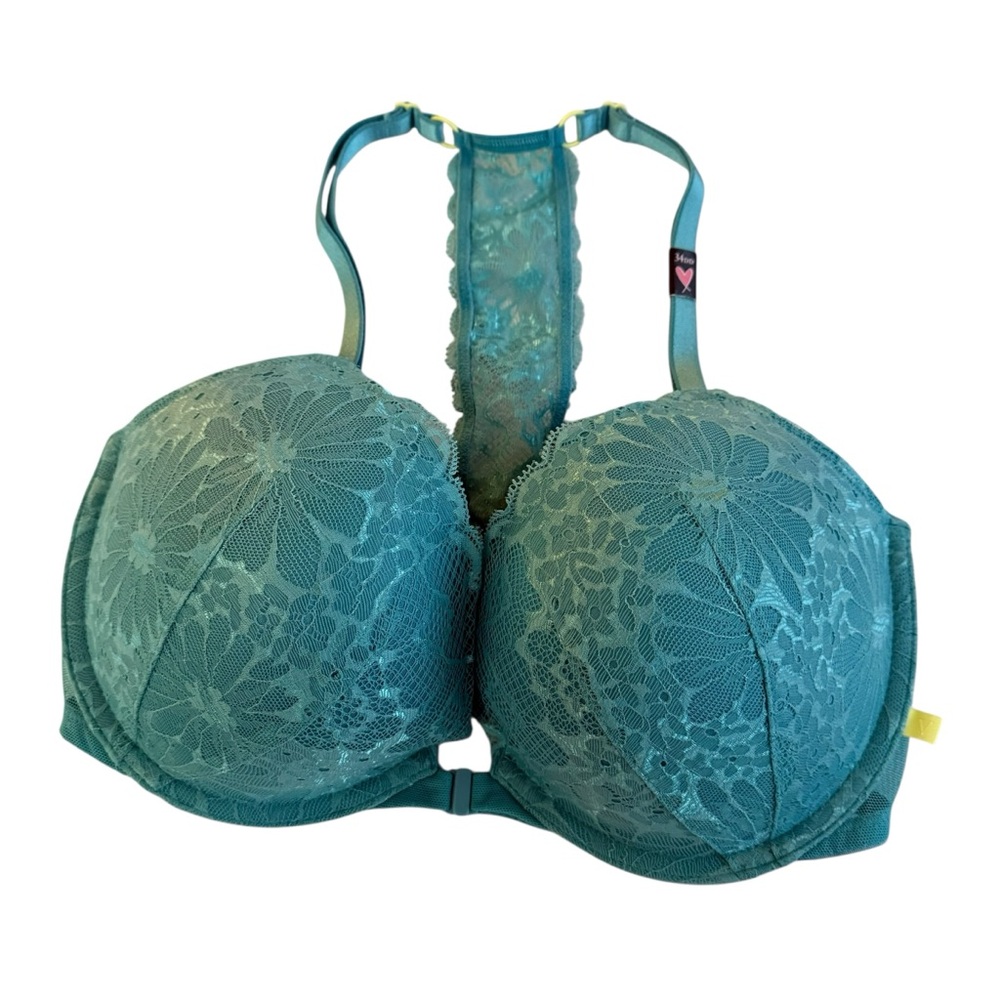NWT Victoria’s Secret Push Up Bra Lace Racerback 34DD